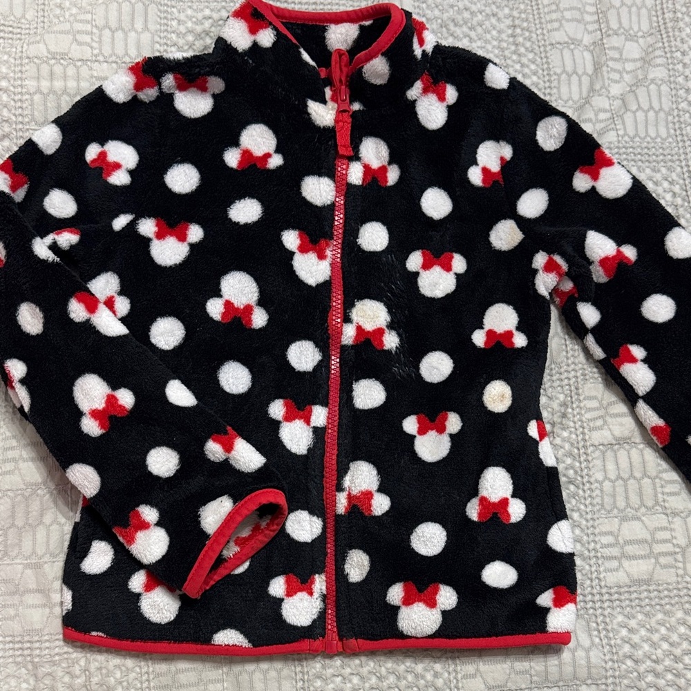 Disney Black and Red Polka Dot Jacket